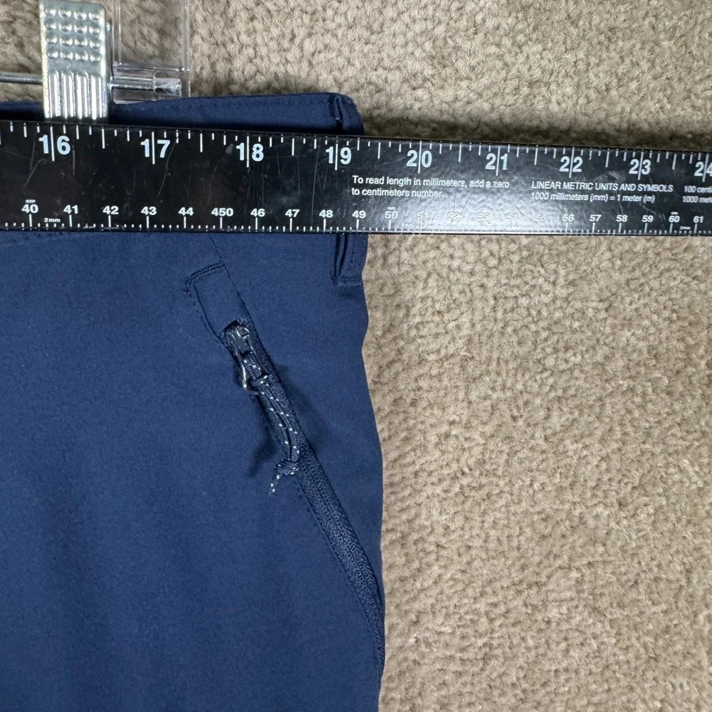 Columbia Hiking Pants Mens 40 X 30 Navy Blue Outdoor Cargo Stretch Lightweight